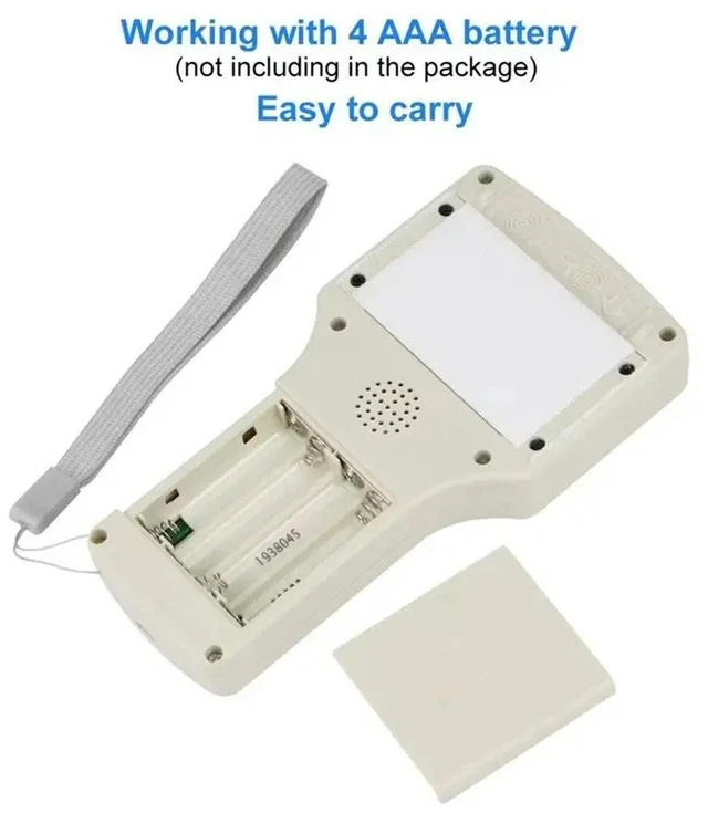 Alt view image 5 of 6 - RFID Card Reader +5XCUID Keychain RFID Duplicator 125K 13.56Mhz IC/ID Key Writer RFID Programmer Key Replicator