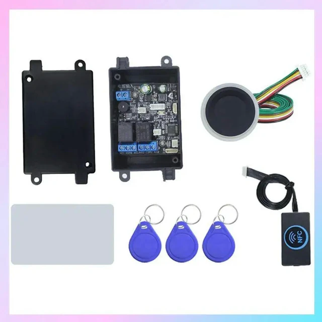 Alt view image 4 of 6 - Fingerprint Access Controller Electric Lock Control Relay Module Ic Card Induction Switch Bicycle Diy Unlock S1