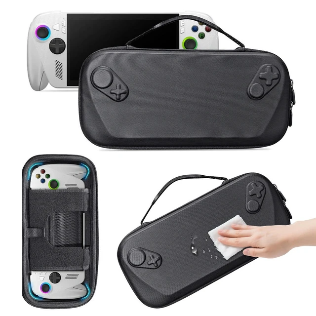 Alt view image 4 of 6 - For ROG Ally Game Console Case Waterproof Hard Protective Carry Case Console Protective Handbag Gaming Accessories