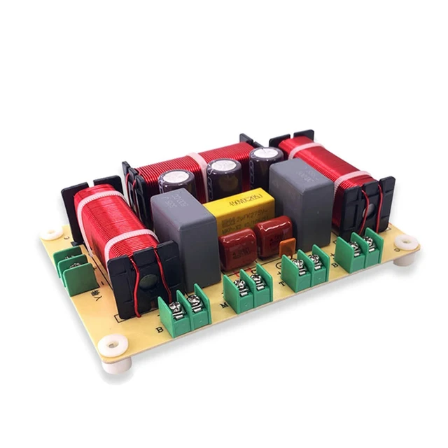 Alt view image 3 of 4 - 2PCS 4 Way 300W Speaker Frequency Divider Home Theater Hifi Stereo 4Unit Circuit Stereo Audio Crossover Filters
