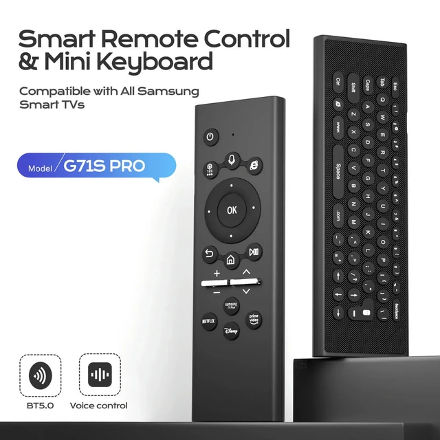 Alt view image 4 of 6 - For TV Air Mouse BT5.0 ligent Voice Remote Control Voice RC Compatible with 2019 To 2024 TV
