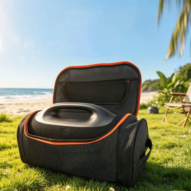 Alt view image 6 of 6 - For JBL BOOMBOX 4/3 Speaker Protective Cover Anti-Scratch Breathable Sound Box Protect Shell for & Accessories