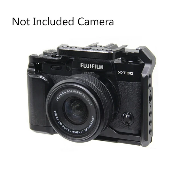Alt view image 5 of 6 - Aluminum Camera Cage For Fujifilm Fuji X-T30 X-T20 X- T10 X-T30II Protective Cage Accessories Quick Release Plate
