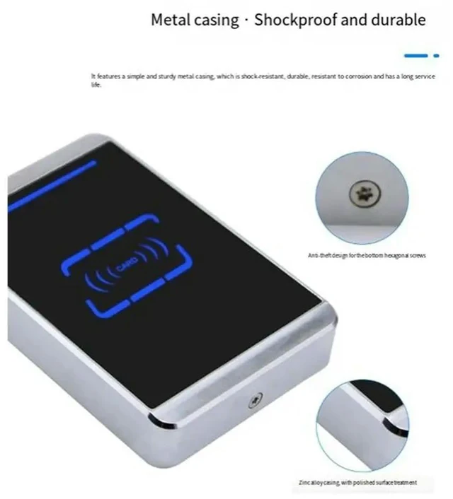 Alt view image 5 of 6 - MF 13.56Mhz Card l Waterproof Access Control System 10, 000 User Management RFID Card