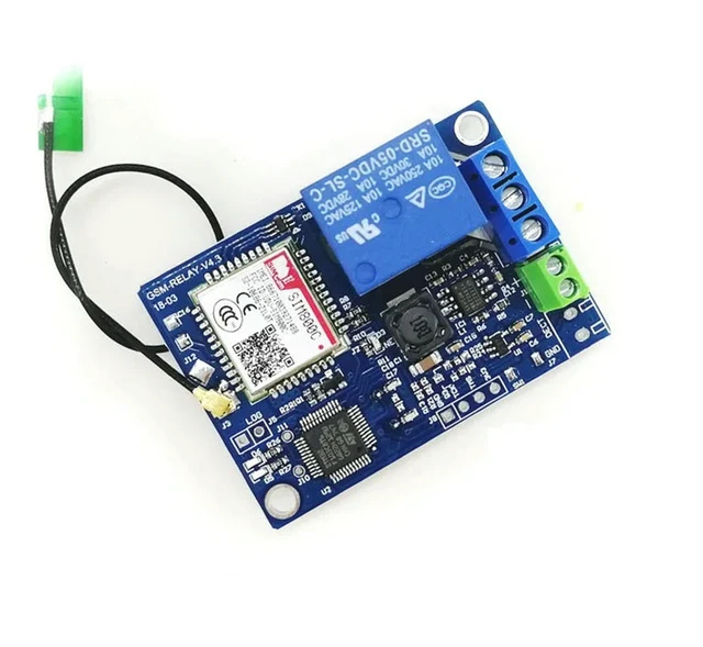 Alt view image 2 of 2 - 1 Channel Relay Module SMS GSM Remote Control Switch SIM800C STM32F103CBT6 for Greenhouse Oxygen Pump