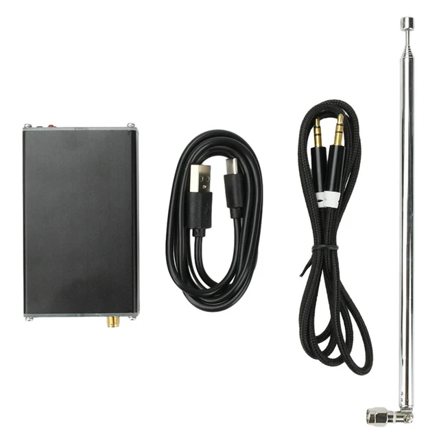 Alt view image 4 of 6 - 76-108Mhz FM Transmitter 0.5W Digital Display FM Transmitter Stereo 2000 Meter Signal Generator RF Module USB Type C