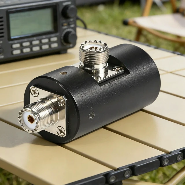 Alt view image 6 of 6 - 1 Set GP Antenna Base with Ground Nail and Banana Plug Vehicle Shortwave Antenna Base for Outdoor HF Amateur Radio Setup