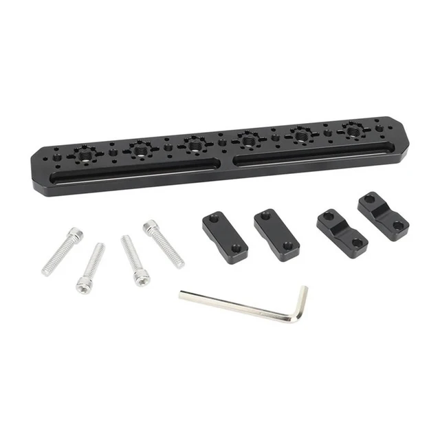 Alt view image 4 of 6 - Universal Car Mounted Shooting Bracket Extension Plate 3/8 Screw Connection For ARRI RED Camera Cheese Plate