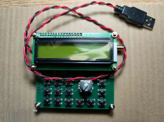 Alt view image 4 of 6 - ADF4351 Signal Source VFO Variable-Frequency Oscillator Signal Generator 35MHz to 4000MHz Digital LCD Display DC 4.5V-5.5V