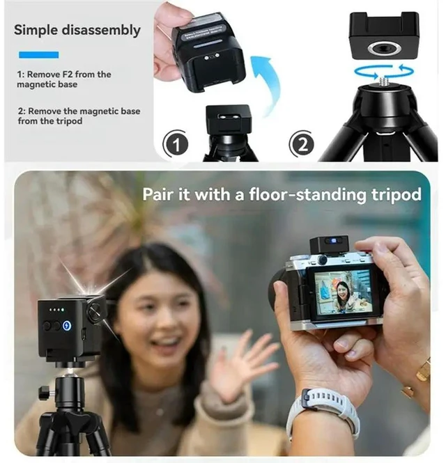 Alt view image 5 of 6 - Mini Flash Rechargeable Camera Flash For //Digital Film Dslr Cameras Universal F2