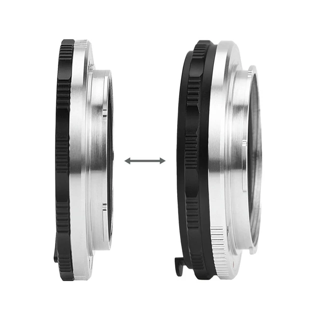 Alt view image 4 of 6 - Precise Lens Mount Adapter with Macro Focusing for Leica Mount Lenses Camera Close Focus Adapter Aluminum Alloy for Photography