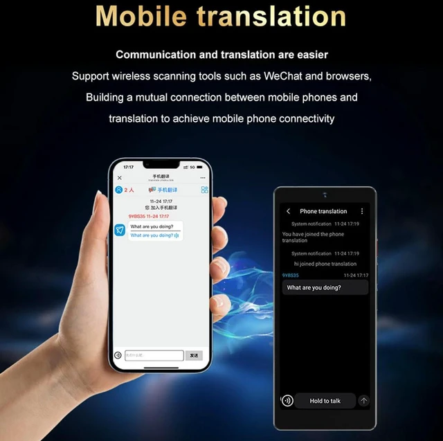 Alt view image 5 of 6 - AI Voice Translator Voice/Text/Photo Online Offline Language Translator Device 5 Inch Touchscreen for Travel Business Learning