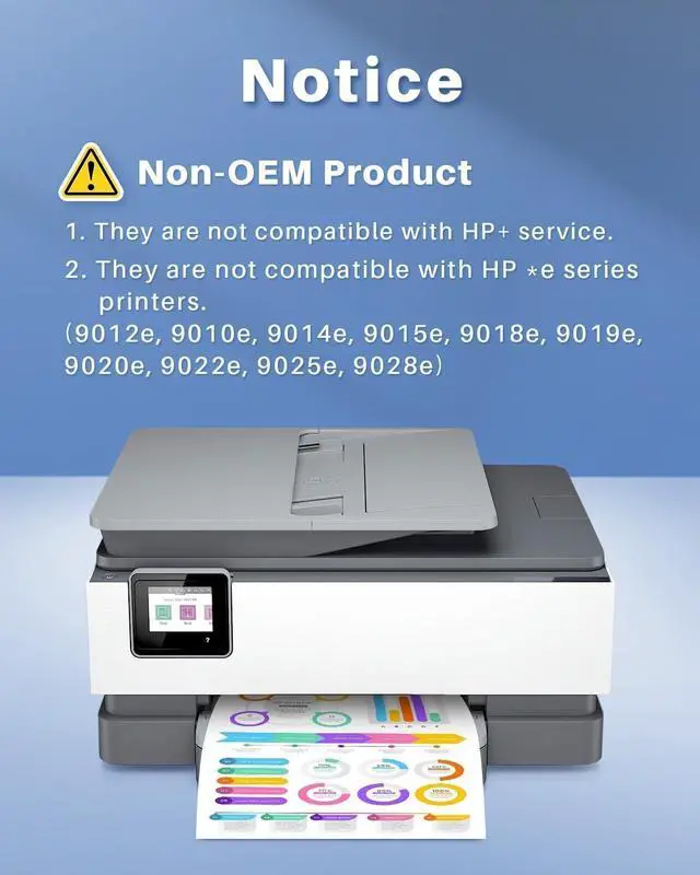 Alt view image 2 of 7 - INK4U 962XL Ink Cartridges 4-Pack, with Chip, High Yield