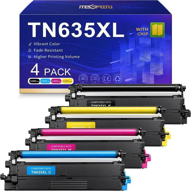 Main image of MEGAIN TN635XL TN 635XL TN-635XL TN635 Toner Cartridge Replacement for MFC-L8930CDW HL-L8430CDW MFC-L8730CDW MFC-L8970CDW HL-L8430CDWT MFC-EX575 HL-L8570CDW Printer (with chip, 4 Pack)