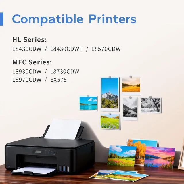 Alt view image 3 of 7 - MEGAIN TN635XL TN 635XL TN-635XL TN635 Toner Cartridge Replacement for MFC-L8930CDW HL-L8430CDW MFC-L8730CDW MFC-L8970CDW HL-L8430CDWT MFC-EX575 HL-L8570CDW Printer (with chip, 4 Pack)