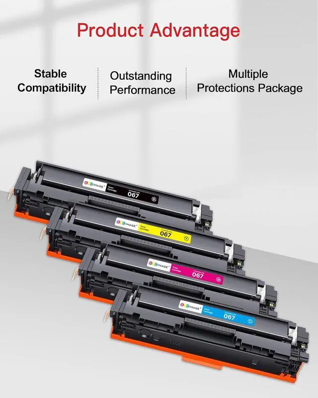 Alt view image 5 of 7 - GPC Image 067 Toner Cartridge Set Replacement for Canon 067 067H Toner Cartridge Set Cartridge 067 use for Canon Color ImageClass MF656Cdw LBP632Cdw MF654Cdw MF653Cdw LBP633Cdw MF650C Printer (4 Pack)