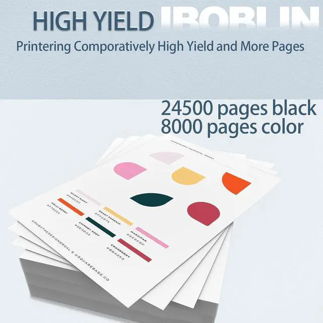 Alt view image 3 of 6 - BP-C50NT Toner Cartridge High Yield Replacement for Sharp BP-C50NT Toner for BP-C535WD BP-C545PWBP-C535WR BP-C545WD Printers4packsBlack Cyan Magenta Yellow,24,000 Page