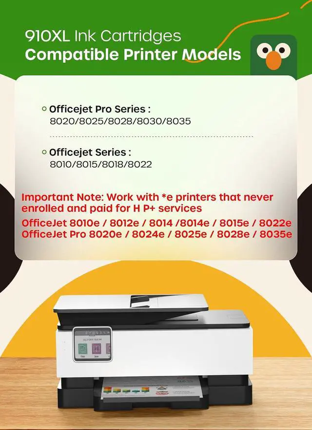 Alt view image 2 of 6 - 910XL Color Ink Cartridges CMY for HP OfficeJet Pro 8020 8025 8028 8030