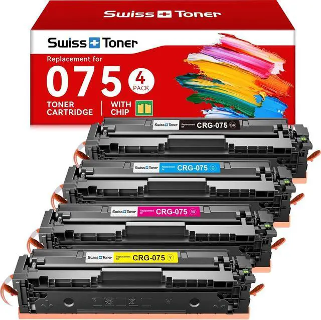 Main image of 075 Toner Cartridge Set Compatible with Canon 075 075H for MF665Cdw 4 Pack