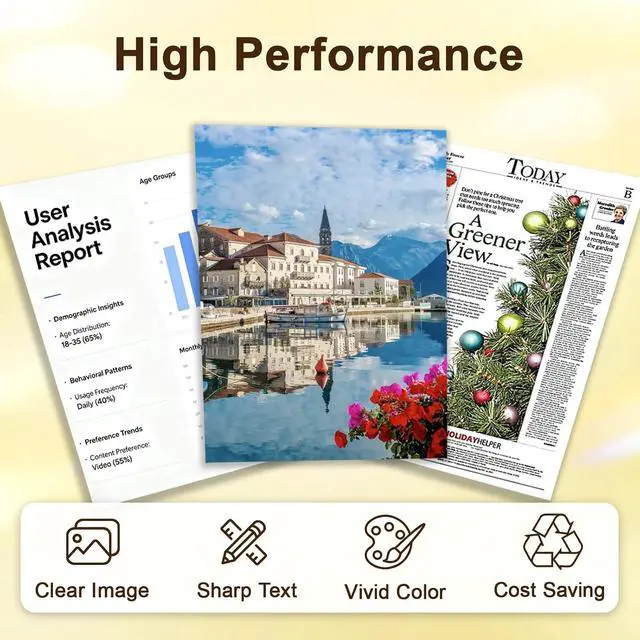 Alt view image 4 of 6 - C410 C415 Toner Cartridge 006R04677 006R04678 006R04679 006R04680 4-Pack