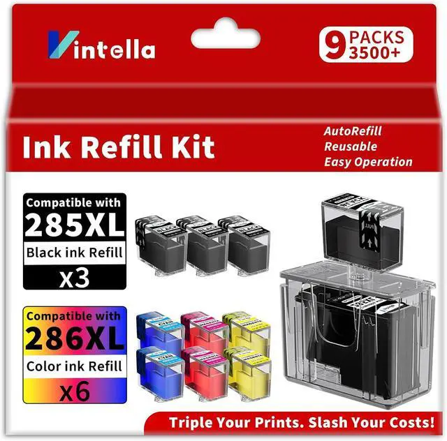 Main image of 285XL 286XL Ink Refill Kit for Canon 285 and 286 Ink Cartridges Combo Pack Compatible for Canon PIXMA TS7720 TS7722 TR7820 (6BK/2C/2M/2Y, Ink Cartridges Not Included)