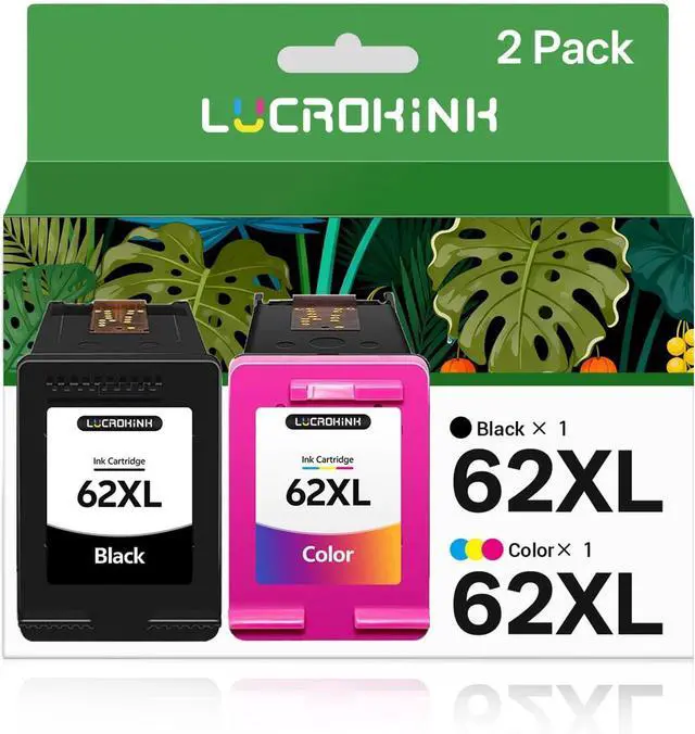 Main image of 62XL Ink Cartridge Black and Color: Replacement for HP 62 62XL