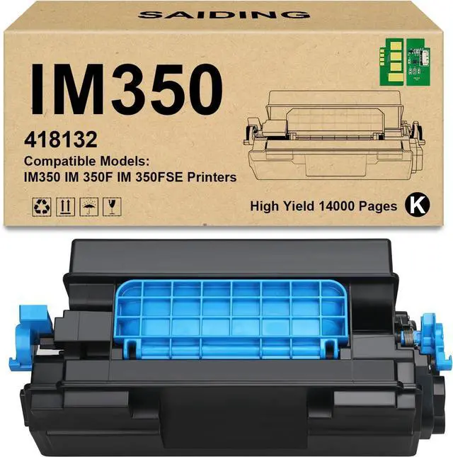 Main image of SAIDING High Yield IM350 IM 350 Toner Cartridge Compatible with Ricoh IM350