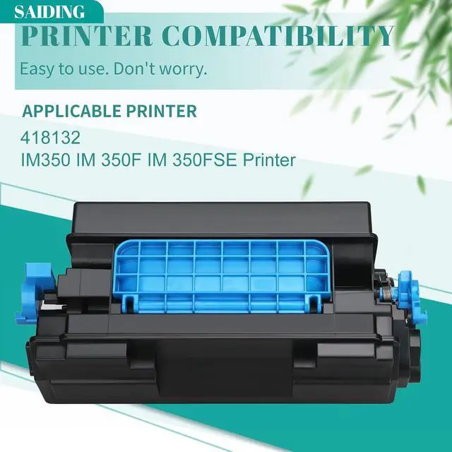 Alt view image 2 of 6 - SAIDING High Yield IM350 IM 350 Toner Cartridge Compatible with Ricoh IM350