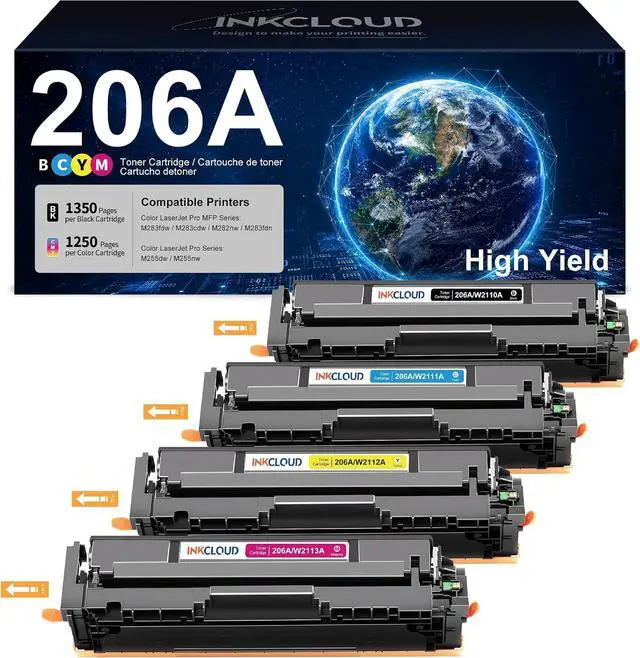 Main image of 206A Toner Cartridge Replacement for HP 206A 206X M283fdw M283cdw M255dw