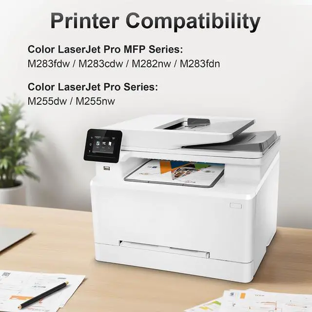Alt view image 2 of 7 - 206A Toner Cartridge Replacement for HP 206A 206X M283fdw M283cdw M255dw