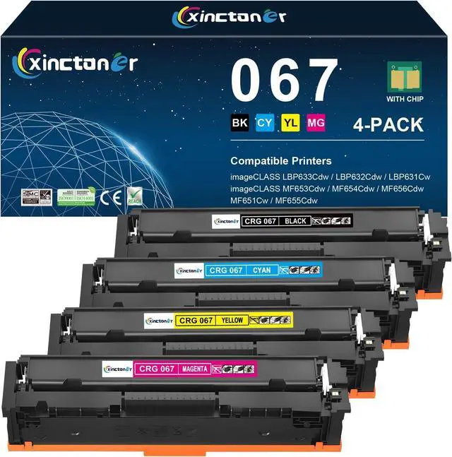 Main image of 067 Toner Cartridge Set 4 Pack for MF656Cdw MF654Cdw MF652Cw