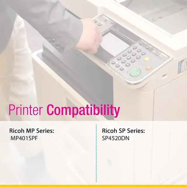 Alt view image 5 of 6 - CS Replacement Compatible with Ricoh 401SPF SP4520DN Toner Cartridge