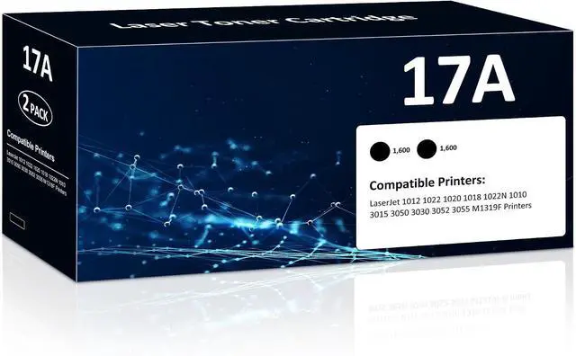 Main image of 17A Toner Cartridge Replacement for HP 17A CF217A Toner with Chip