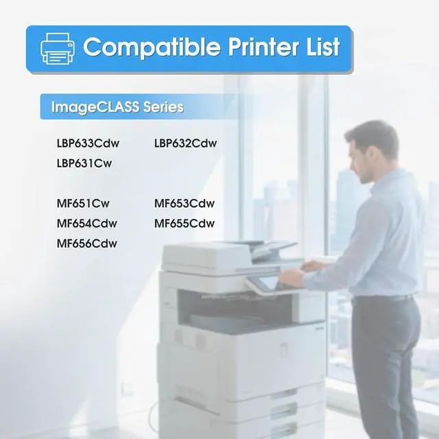 Alt view image 4 of 6 - 067H 067 High Yield Toner Cartridge Compatible for Canon 067 067H 4 Pack