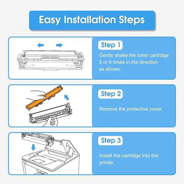 Alt view image 5 of 6 - 067H 067 High Yield Toner Cartridge Compatible for Canon 067 067H 4 Pack
