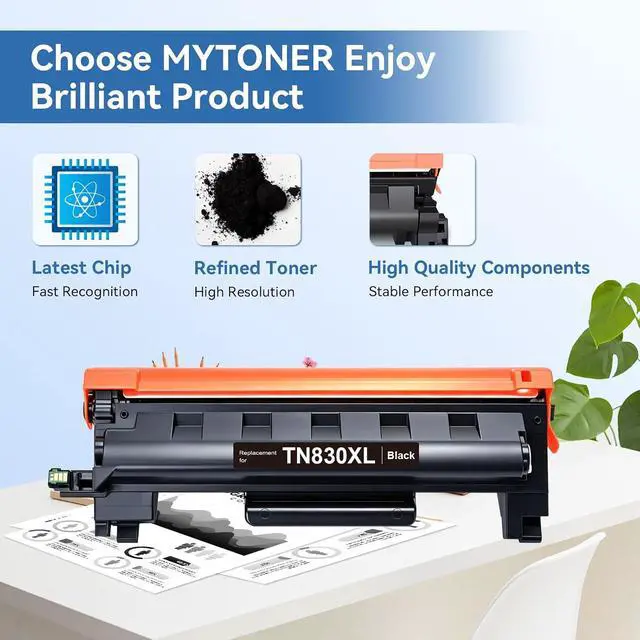 Alt view image 6 of 7 - TN830XL TN830 XL/V/R Toner Compatible for Brother Printer L2640DW L2460DW