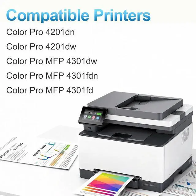 Alt view image 2 of 7 - 148X Toner Cartridge with Chip Replacement for HP 148X W1480X 148A W1480A for HP LaserJet Pro MFP 4101fdw 4101fdn Toner HP LaserJet Pro 4001n 4001dw 4001dn High Yield Toner Printer(2 Pack)