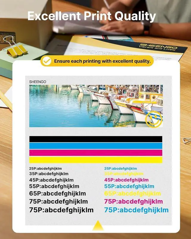 Alt view image 5 of 6 - 962 962Xl Ink Cartridges Combo Pack Compatible with HP 962Xl 962 Ink 4 Pack