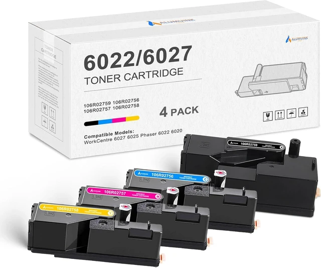 Main image of WorkCentre 6027 Phaser 6022 Toner Cartridge 4 Pack High Yield Set