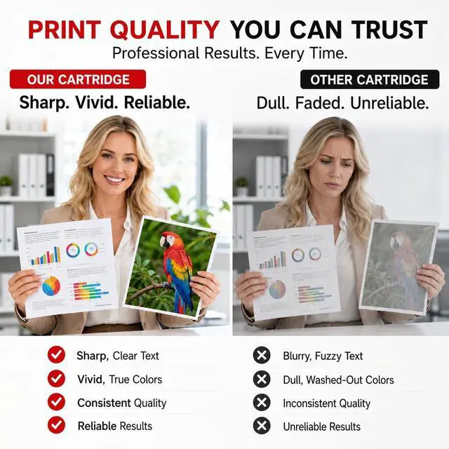 Alt view image 5 of 7 - 055 Toner Cartridges Compatible MF743cdw Toner Replacement for Canon 055