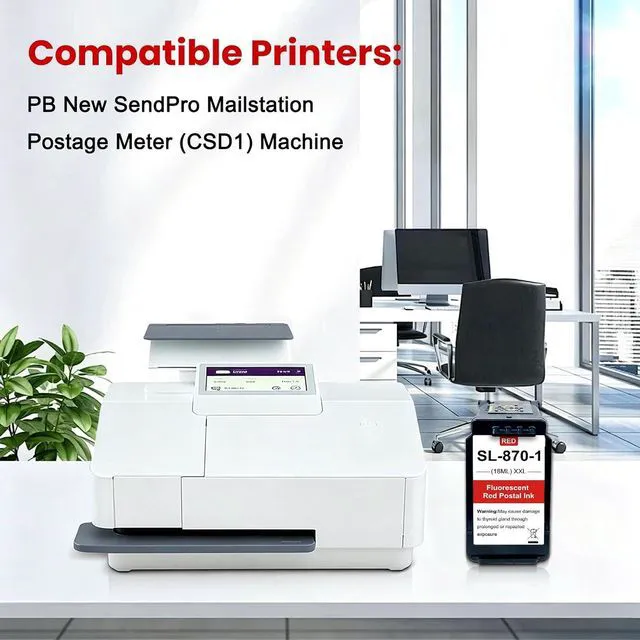 Alt view image 2 of 5 - SL-870-1 XXL Red Fluorescent Ink Cartridge