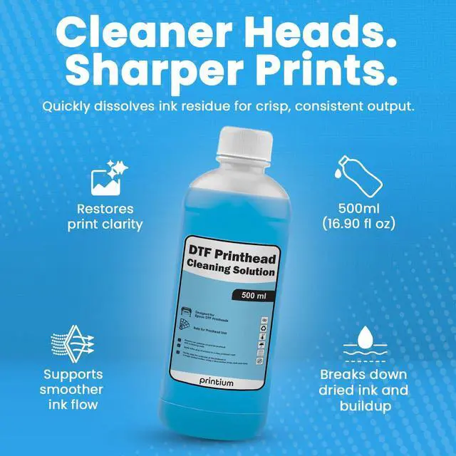 Alt view image 2 of 7 - DTF Printhead Cleaning Solution 16.9 fl oz (500ml)
