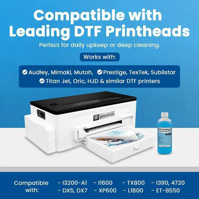 Alt view image 7 of 7 - DTF Printhead Cleaning Solution 16.9 fl oz (500ml)