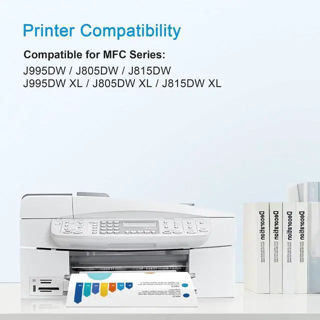 Alt view image 2 of 6 - LC3033 XXL Ink Cartridges Replacement Compatible for Brother LC3033 XXL LC3033XXL Super High-Yield to Use with MFC-J995DW MFC-J805DW MFC-J815DW MFC-J995DW XL MFC-J805DW XL MFC-J815DW (4 Pack)