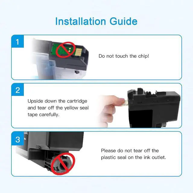 Alt view image 5 of 6 - LC3033 XXL Ink Cartridges Replacement Compatible for Brother LC3033 XXL LC3033XXL Super High-Yield to Use with MFC-J995DW MFC-J805DW MFC-J815DW MFC-J995DW XL MFC-J805DW XL MFC-J815DW (4 Pack)