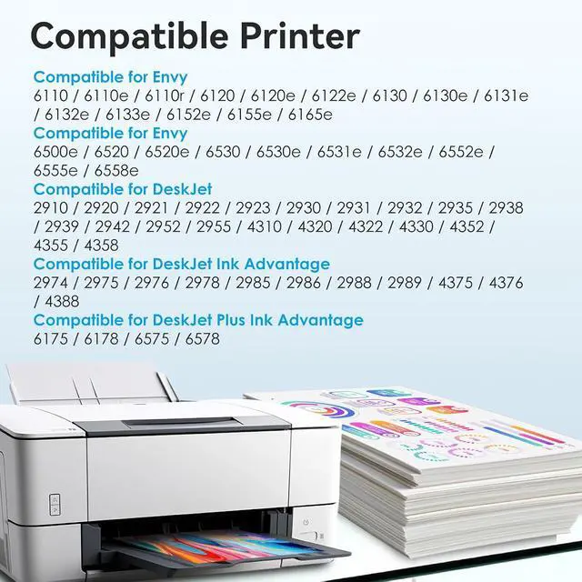 Alt view image 2 of 7 - TOKYOINK 68XL Ink Cartridge Black/Color Combo Pack Compatible for HP Ink 68