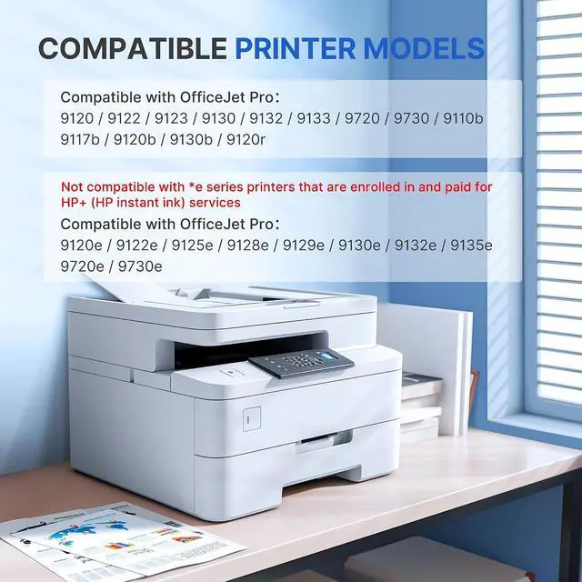 Alt view image 2 of 7 - Replacement for HP 936 936e Ink Cartridges Combo Pack for HP 936e Ink