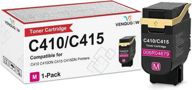 Main image of C410 Toner Cartridge Compatible for Xerox 006R04679 Magenta Toner Cartridges Compatible for Xerox Genuine C410 C410DN C415 C415DN Printers Standard Capacity 2,000 Pages 1-Pack