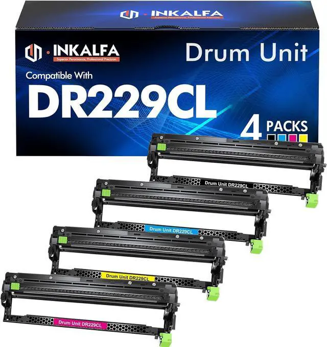 Main image of DR229CL Drum Unit 4-Pack for Brother DR229CL DR229 DR-229CL Printer