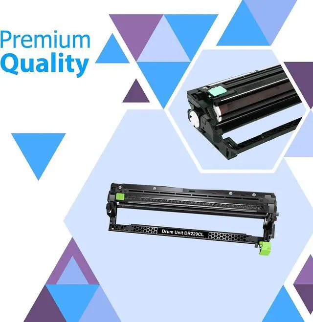 Alt view image 3 of 7 - DR229CL Drum Unit 4-Pack for Brother DR229CL DR229 DR-229CL Printer